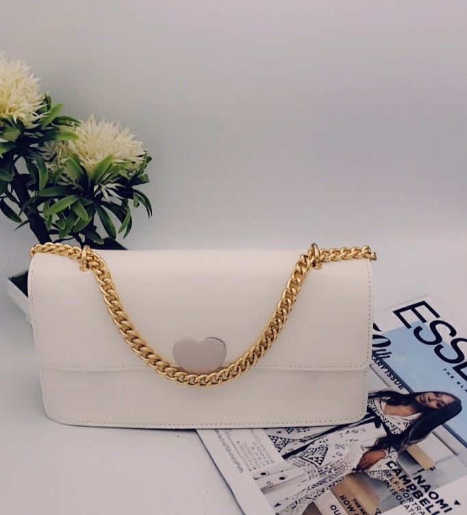 Lena simple fashion chain shoulder crossbody handbags