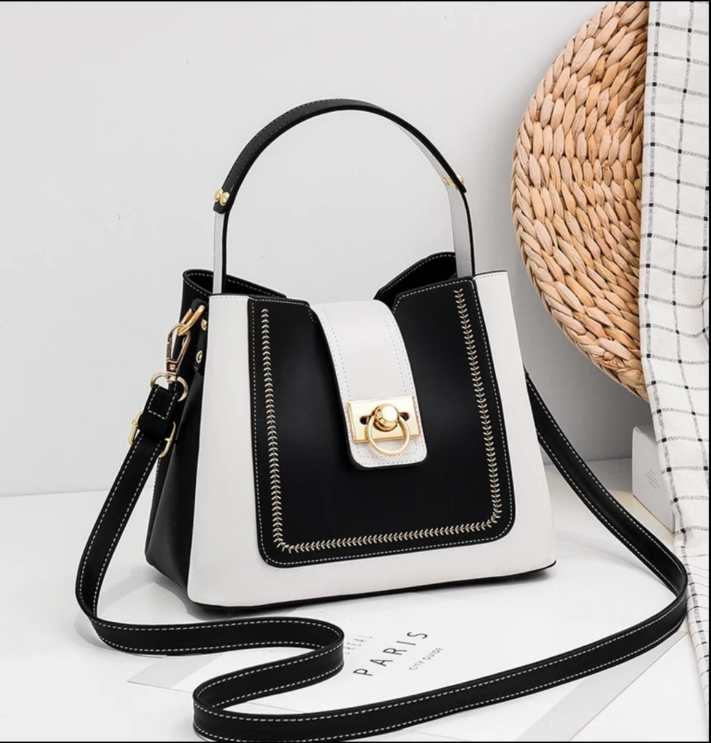 Luxe simple shoulder women handbags