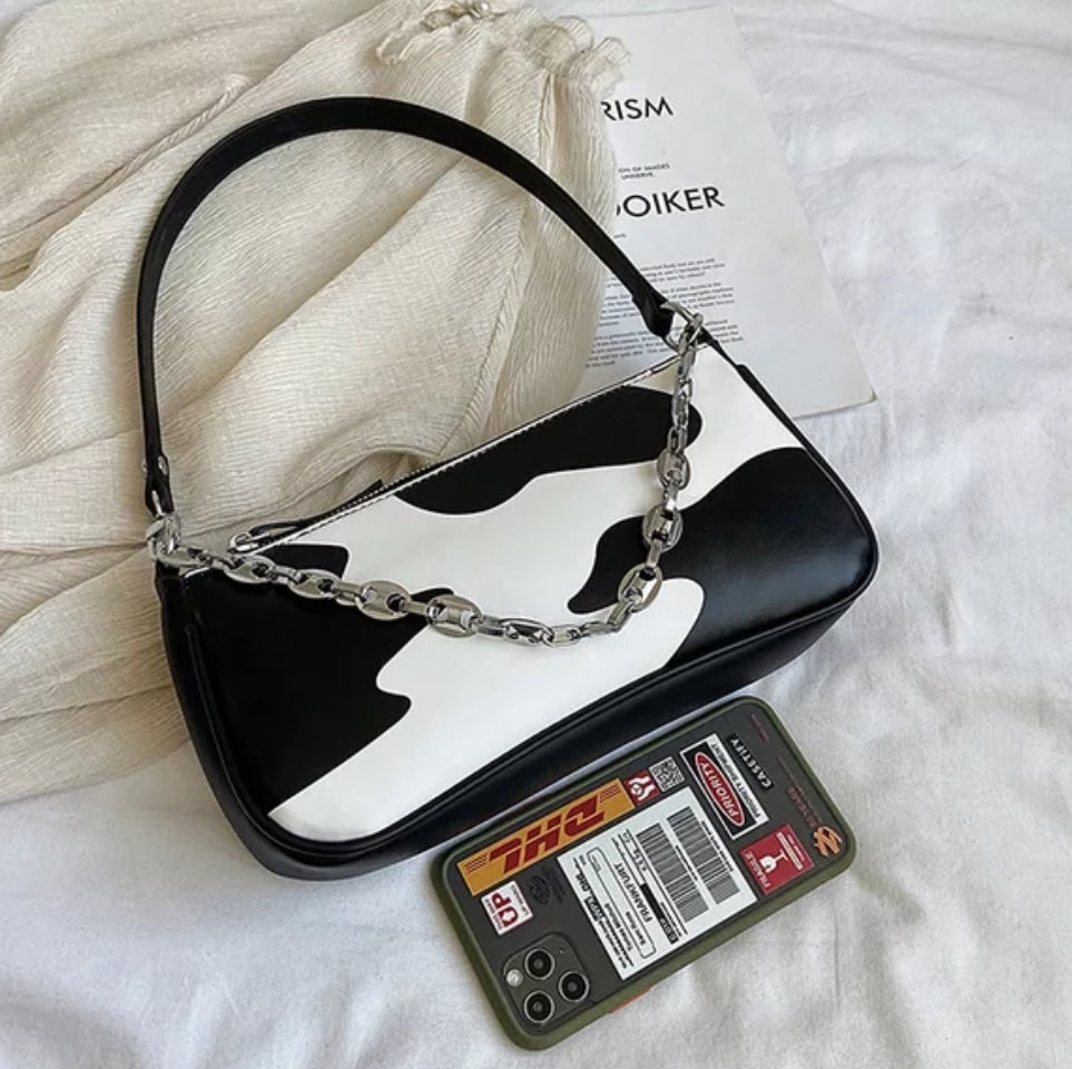 Jasme stylish mini shoulder silver chain handbags
