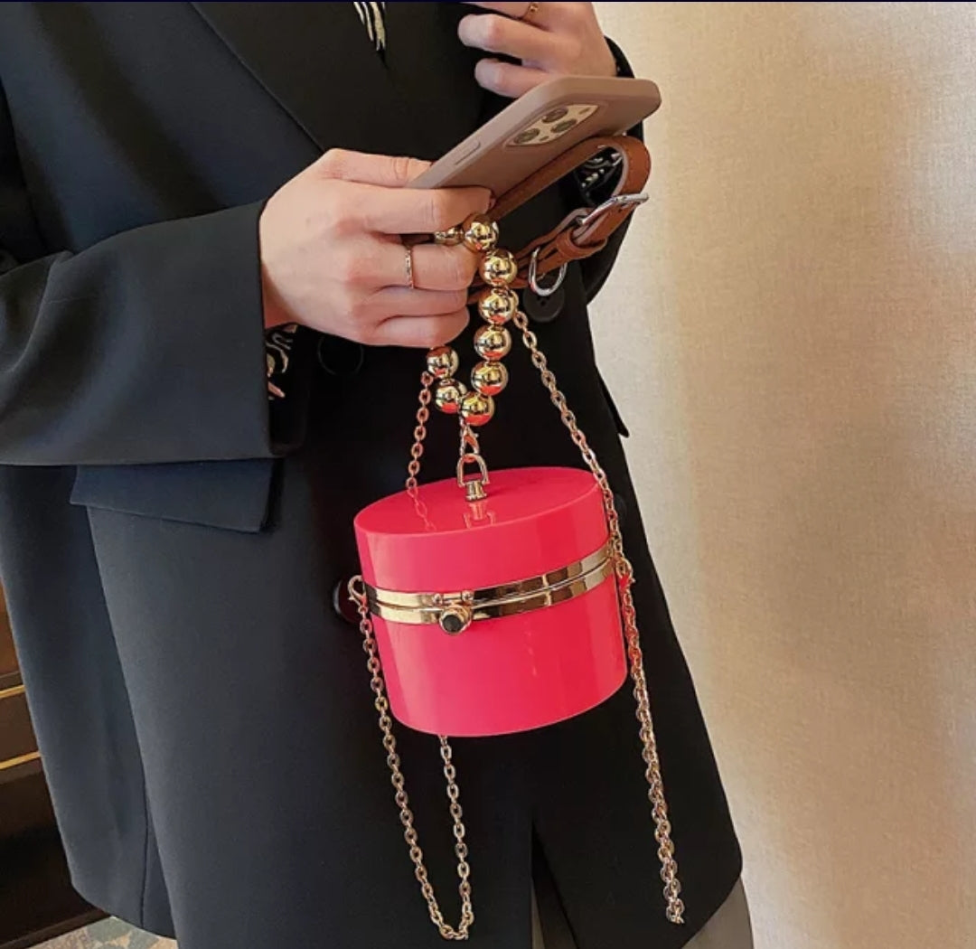 Duane mini cup fashion chain shoulder crossbody handbags