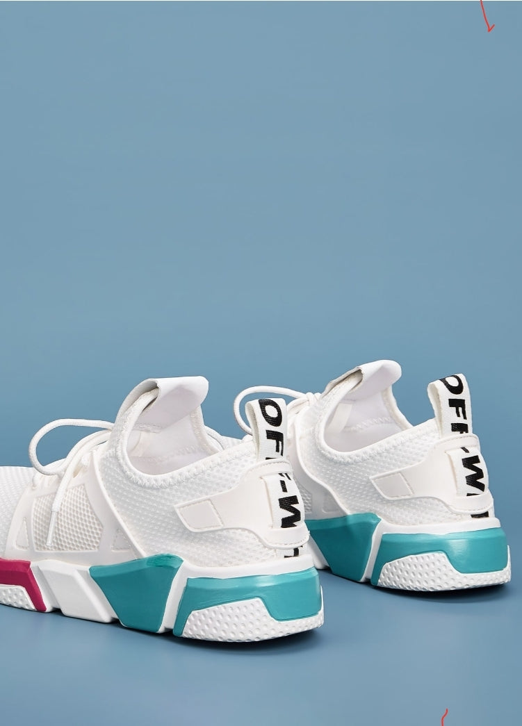 Nina front mesh panel sneaker