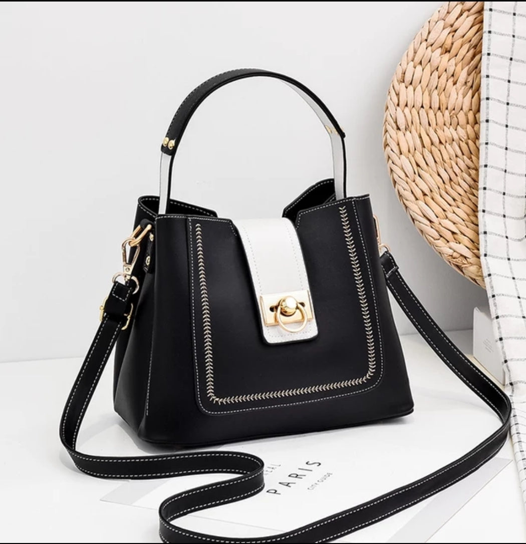 Luxe simple shoulder women handbags